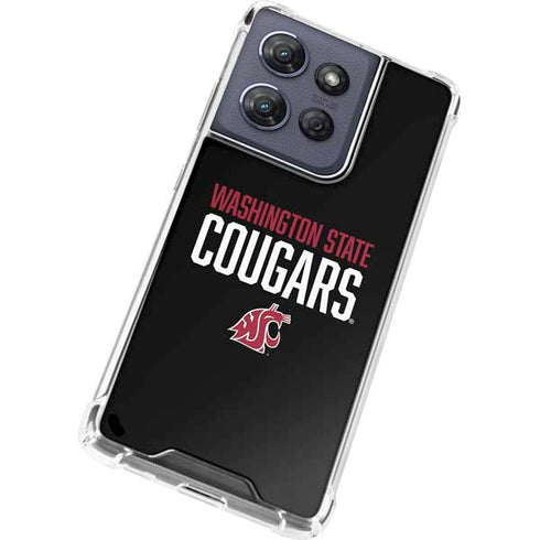 Washington State University Cougars Moto G Play 5G (2025) Clear Case